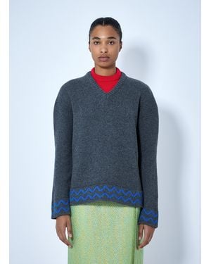 Marni Roundneck Sweater - Blue