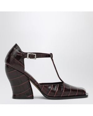 Loewe Onda T-Bar Pumps - Brown