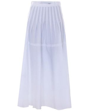 Max Mara Opera Long Skirt - Purple
