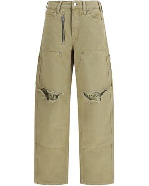 Alexander Wang Zip Carpenter Pants - Green