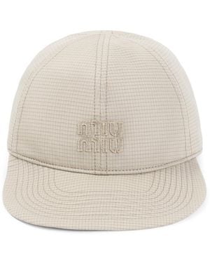 Miu Miu Baseball Hat - Natural
