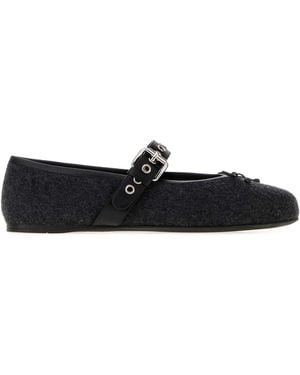 Miu Miu Ballerina Flats - Black