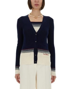 Valentino Wool Cardigan - Blue