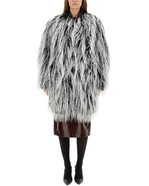 Sportmax Now1234 Ecofur Jacket - Gray