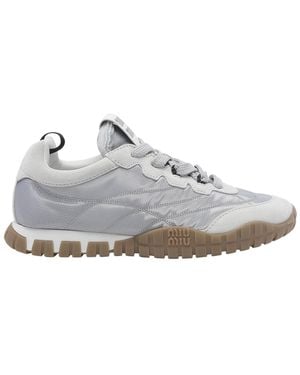 Miu Miu Tyre Sneakers - Gray