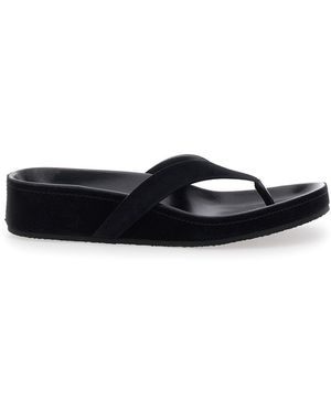 Phoebe Philo Round Flip Flop - White