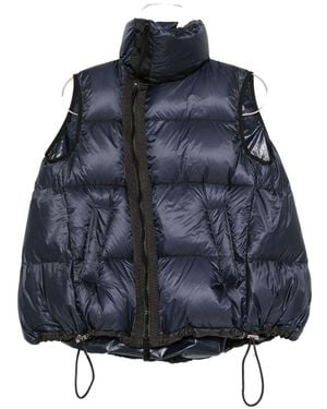 Sacai Nylon Puffer Vest - Blue