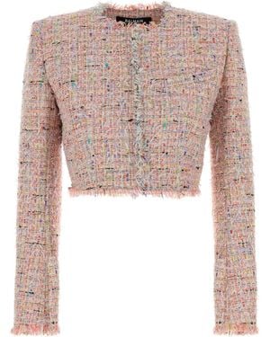 Balmain Tweed Blazer - Pink