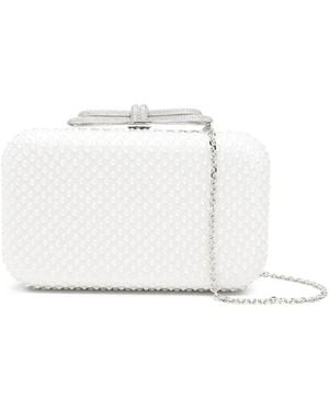 Mach & Mach Clutch Bags - White
