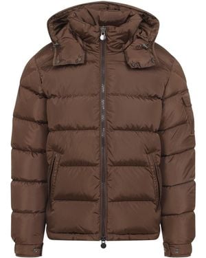 Moncler Maya Matte Short Down Jacket - Brown