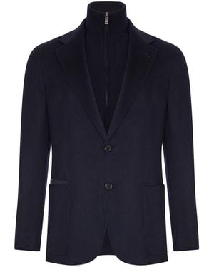 ZEGNA Cashmere Oasis Jacket - Blue