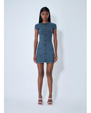 ワンピースその他 DIESEL DE-DRA-SHORT-FSG MINI DRESS Women's Short slip dress with D logo | White | Diesel