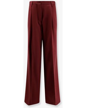 Dries Van Noten Portias Wool Pants - Red