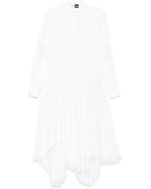 Loewe Cotton Chemisier Dress - White