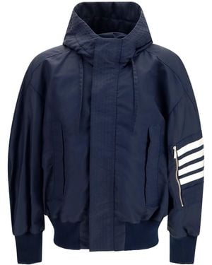 Thom Browne Technical Twill Jacket - Blue