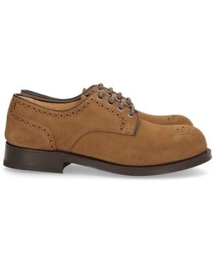 Church's Suede Derby Brogues - Brown