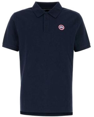 Canada Goose Polo Shirts - Blue