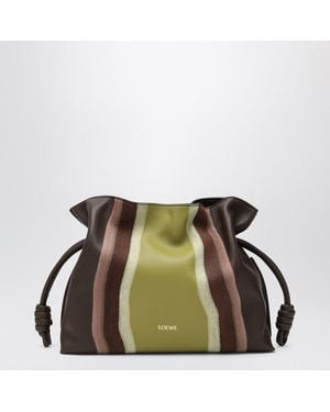 Loewe Flamenco Medium Clutch - Green