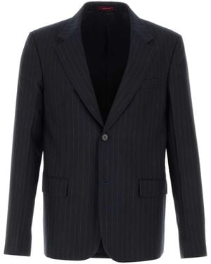 Gucci Notched Lapel Blazer - Blue