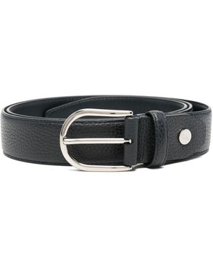 Brioni Leather Belt - Black