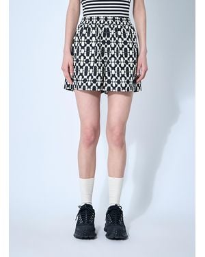 Moncler Printed Shorts - White