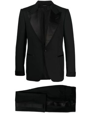 Tom Ford Two-Piece Single-Breasted Suit - Black