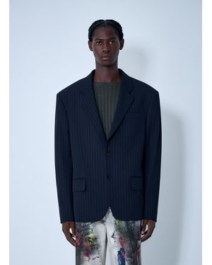 Acne Studios Single-Breasted Blazer - Blue