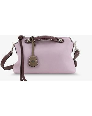 Fendi By The Way Medium Leather Crossbody Bag - Purple