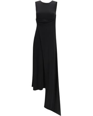 Ami Paris Long Jersey Dress - Black