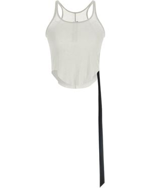 Rick Owens Cotton Tank Tops - White