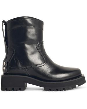 ブーツその他 Studs Boots - Ganni - Synthetic - Black Ganni Knee-high boots for Women | Online Sale up to 56% off