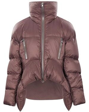 Rick Owens Draculimo Padded Down Jacket - Brown