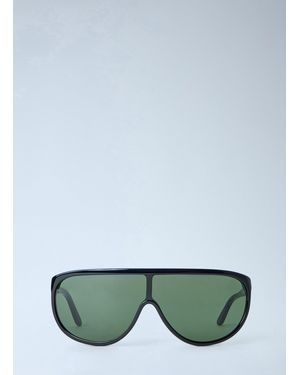 TOTEME Shield Aviator Sunglasses - Green