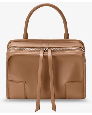 Loewe Amazona 180 Leather Handbag - Brown