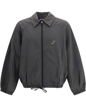 Jacquemus Embroidered Jacket - Gray