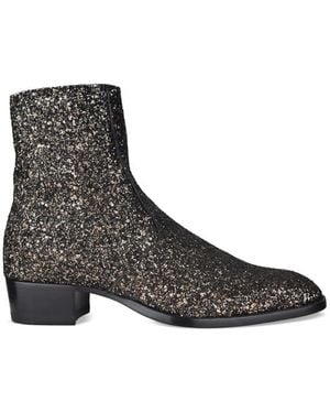 Saint Laurent Wyatt Boots - Black