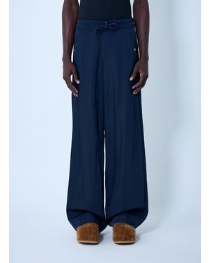 Dries Van Noten Drawstring Pants - Blue