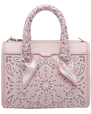 Amiri Micro Bandana Triangle Handbag - Pink