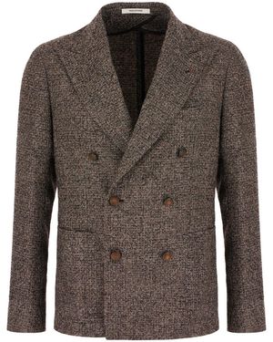 Tagliatore Clothing Blazers E Gilets - Brown