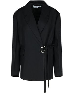 JW Anderson Jw Anderson 'T' Viscose Blazer - Black