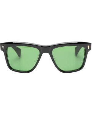 Jacques Marie Mage "Lankaster" Sunglasses - Green