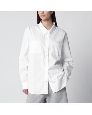 Dries Van Noten Button-Down Cotton Shirt - White