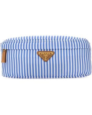 Prada Biscuit Re-Nylon Belt Bag in Brown | Lyst