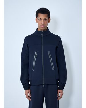 Moncler Zip-Up Cardigan - Blue