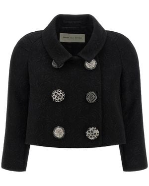 Dries Van Noten Vipa Cotton Blend Jacket - Black