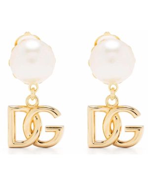 Dolce & Gabbana 'Newtonâ€ Earrings - White
