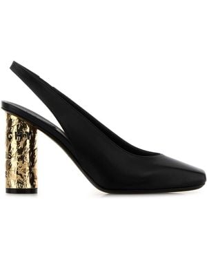 Givenchy Leather Tape Pumps - Black