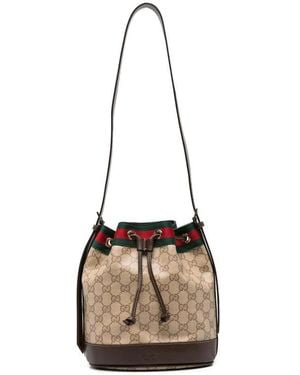 Gucci Neutrals Bucket Bags - Brown