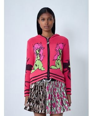 Chopova Lowena My Name Is Tiny Cardigan - Red