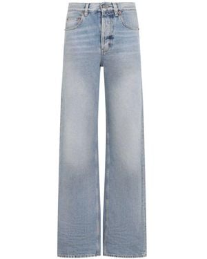Saint Laurent Baggy Denim Jeans - Blue